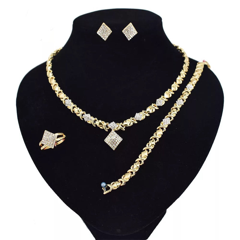 Pretty Diamond Pendant Hugs & Kisses - Boujee Collection By Jeneen