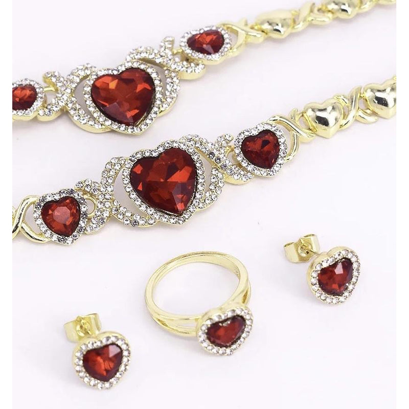Ruby Heart Hugs & Kisses - Boujee Collection By Jeneen
