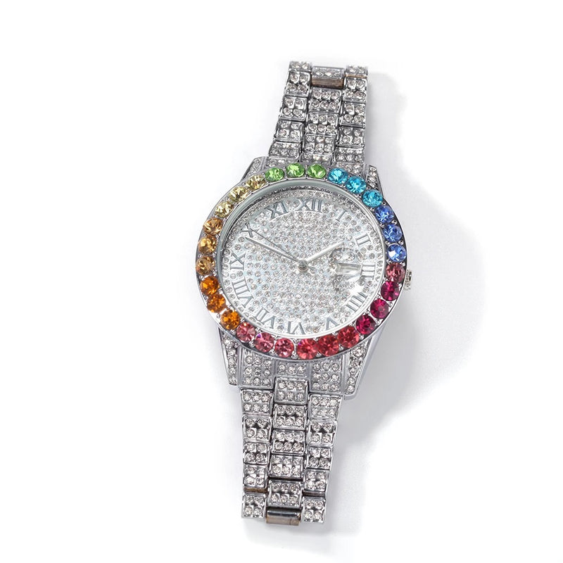Rainbow Bling Watch - Boujee Collection By Jeneen