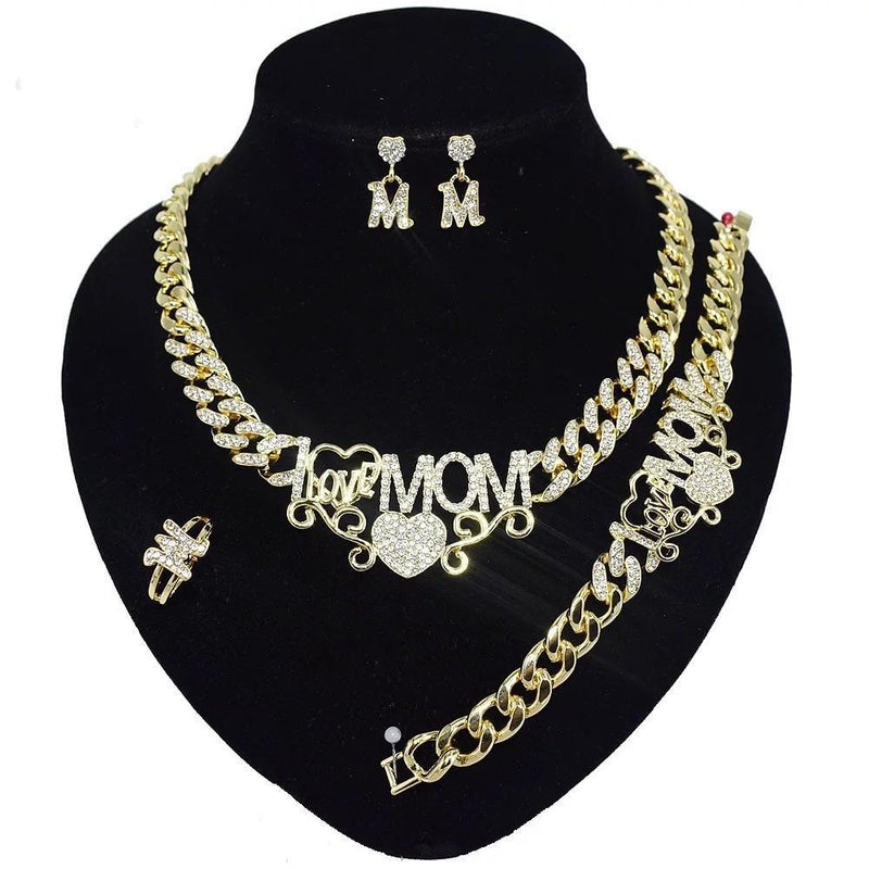 I LOVE MOM Cuban Link - Boujee Collection By Jeneen