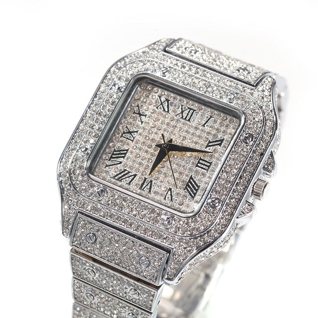 Hip Hop Bling Full Iced Out Water Proof Luxury Watch - Boujee Collection By Jeneen